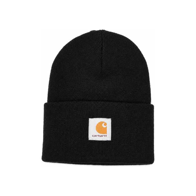 CARHARTT WIP Logo Patch Acrylic Beanie Black