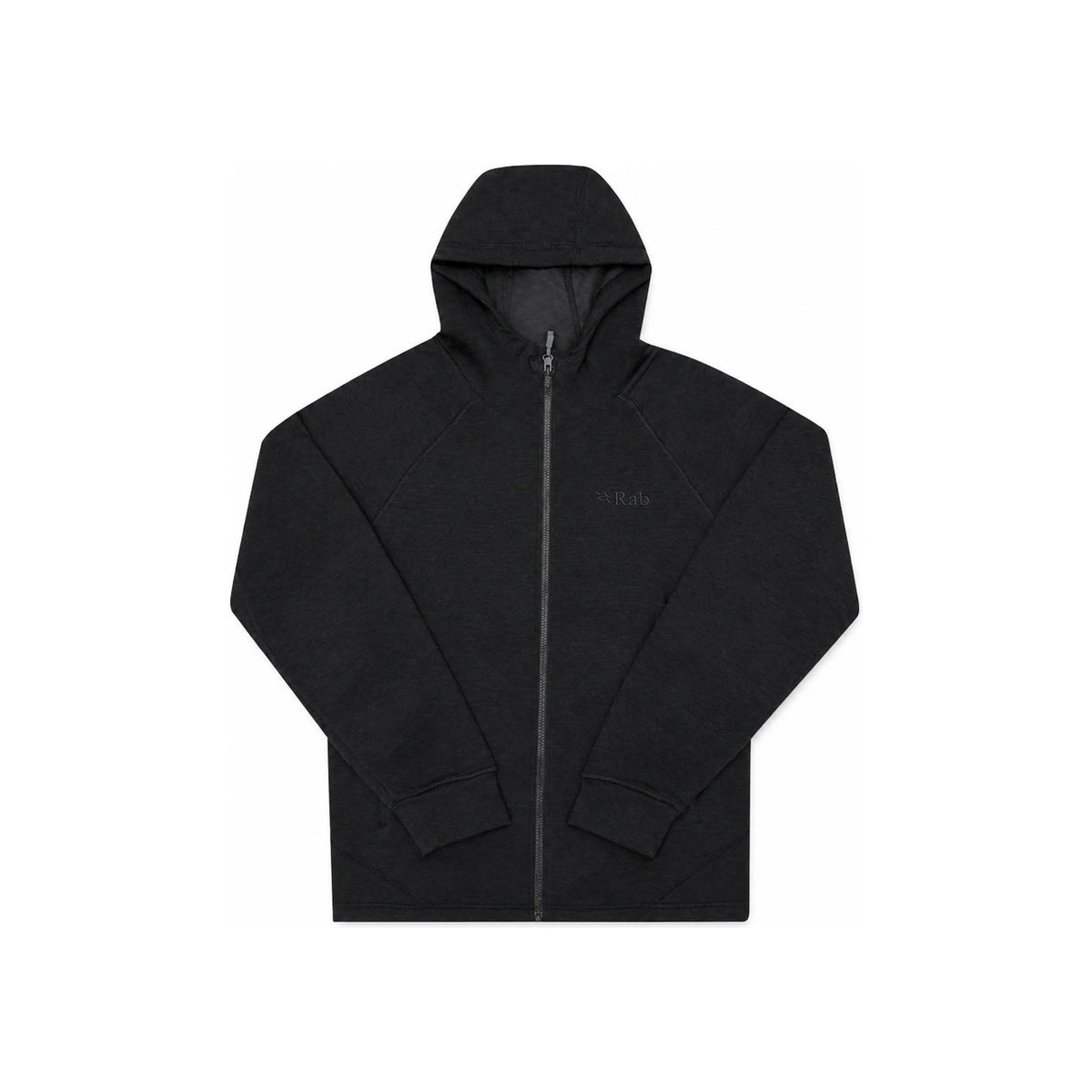 RAB Black Nexus Fleece Hooded Zip Jacket Men’s QFF 70 BLACK
