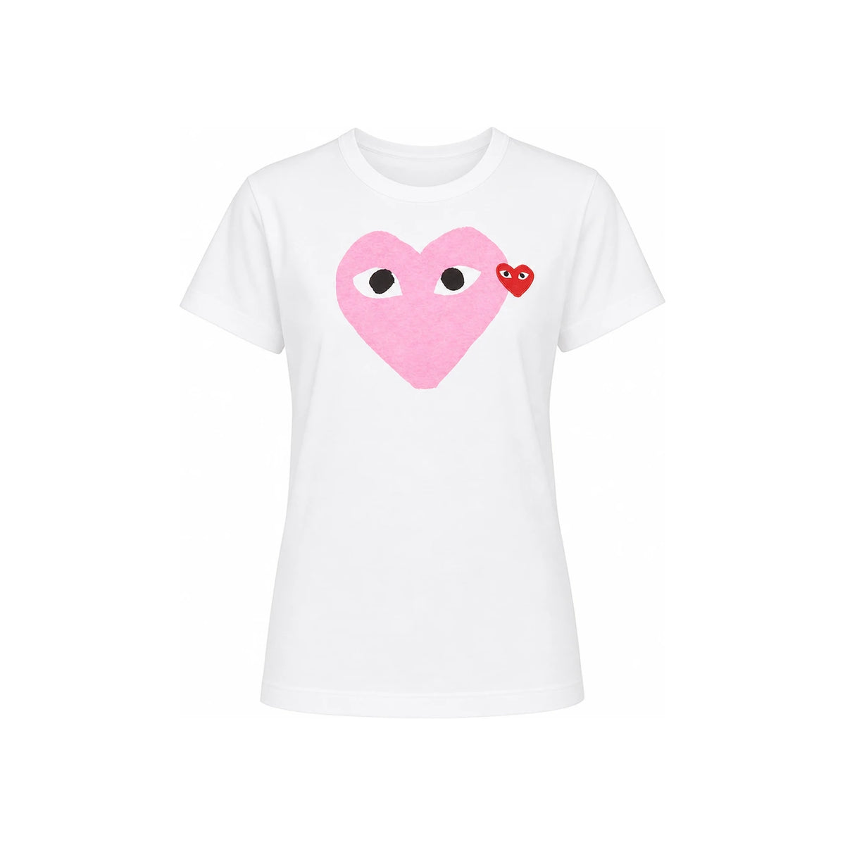 Comme des Garcons Red Heart Patch Short Sleeve T-Shirt Unisex AZ T105 051 4
