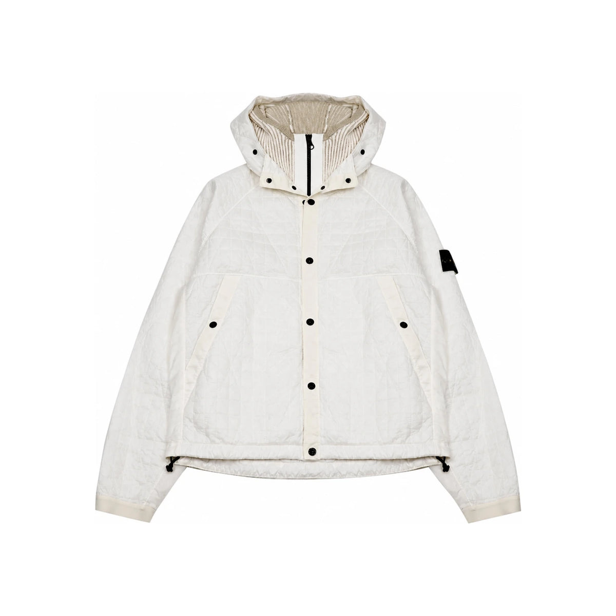 STONE ISLAND Quilted Hooded Snap-Button Blouson Jacket K2S154100023 S0186 V0093
