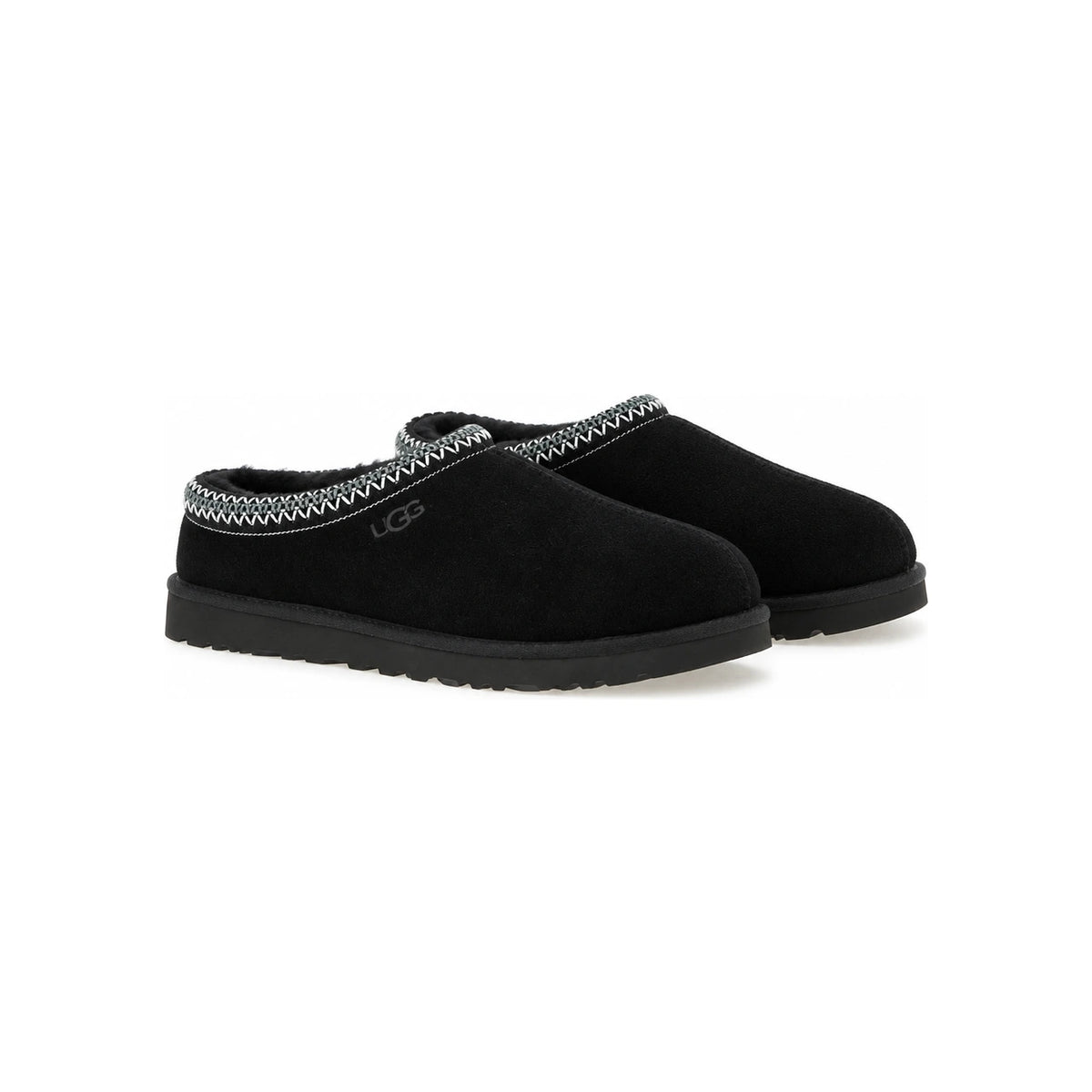 Ugg Tasman II Men’s Suede Mule Slippers 1174671 BLK