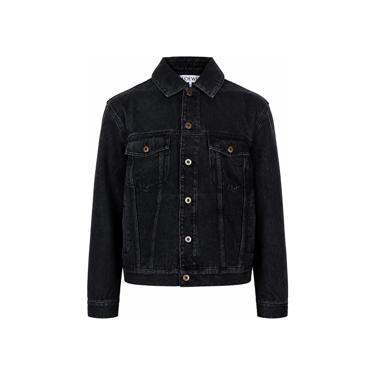 LOEWE Washed Cotton Anagram Denim Jacket H526Y50W40 1100