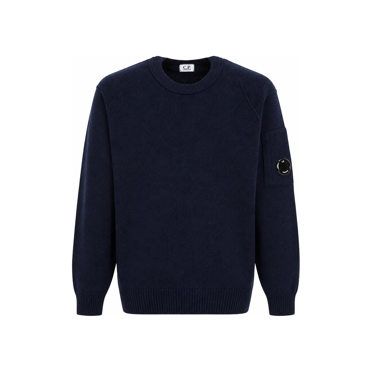 CP Company Wool Blend Round Neck Knit Sweater for Men