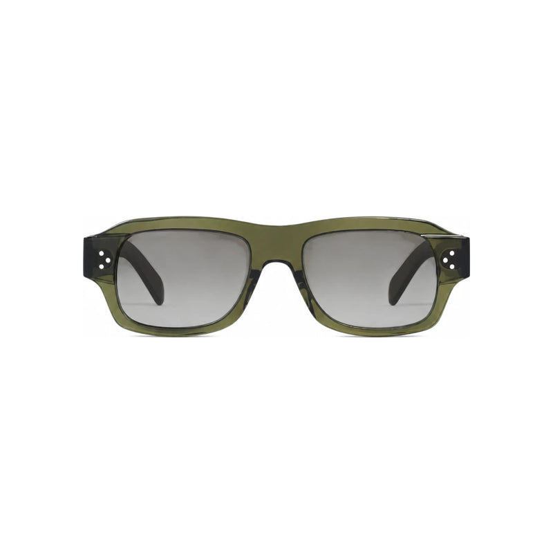 CELINE Black Frame Acetate Transparent Khaki 61 Sunglasses 4S327CPLB 15KT