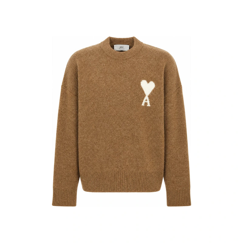 AMI Unisex Crewneck Knit Sweater UKS836 KN0135 217