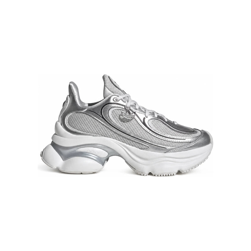 Adidas Women’s Casual Sneakers KI0557 Silver Metallic Grey One Crystal White DOM