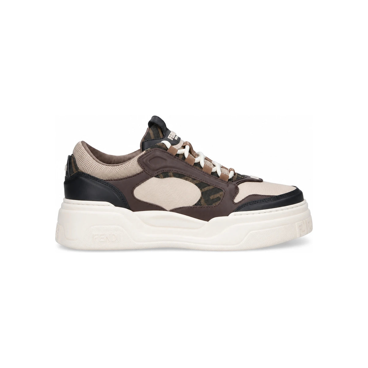 FENDI Fendi Force Low-Top Sneakers Men’s White Leather