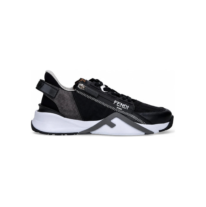 FENDI Flow Leather Low Top Sneakers 7E1392 AY9W F1EX4