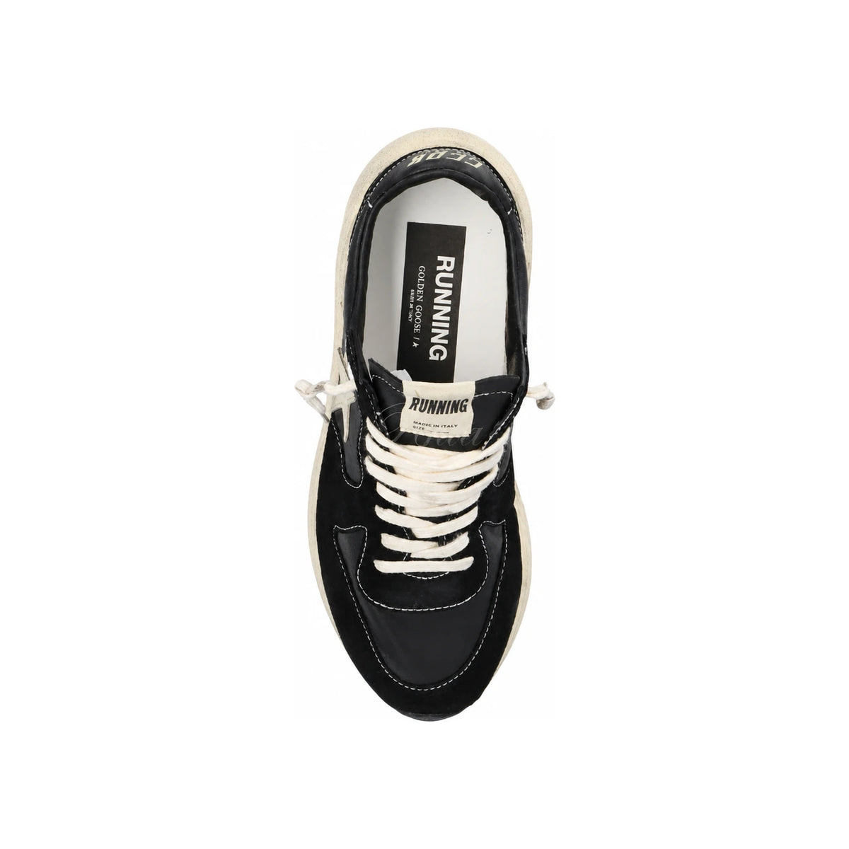 GOLDEN GOOSE Women’s Running Sole Sneakers Black Low Top