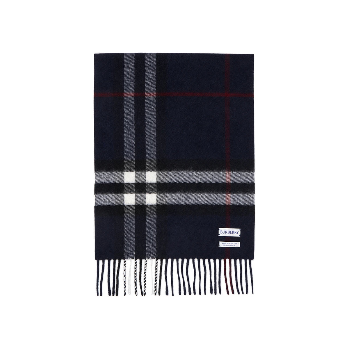 BURBERRY Check Cashmere Scarf Unisex 8112641