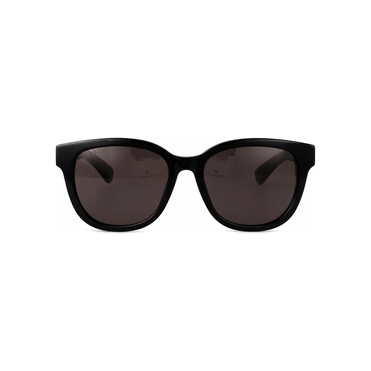 GUCCI Black Square Acetate Asian Fit Logo Sunglasses GG1797SK 001