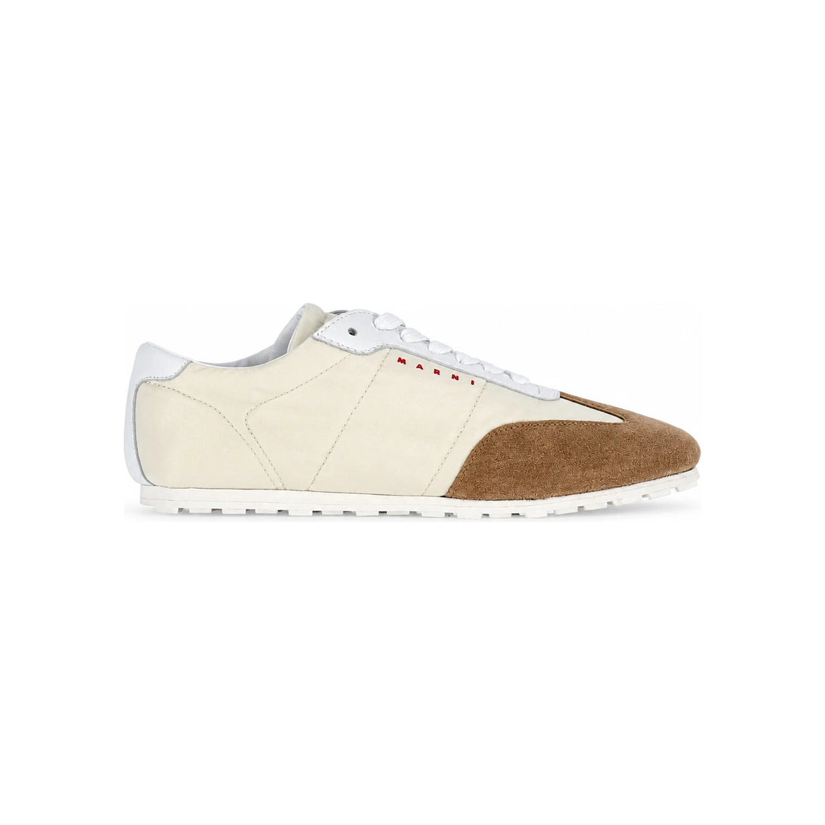 Marni Off-White Nylon Softy Soccer Low-Top Sneakers SNZW020000 P7406 ZO976