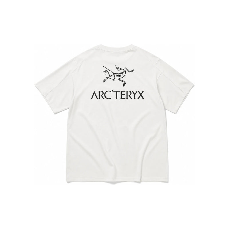 ARC`TERYX Crag SL Cotton Bird Word Short-Sleeve T-Shirt White 9535