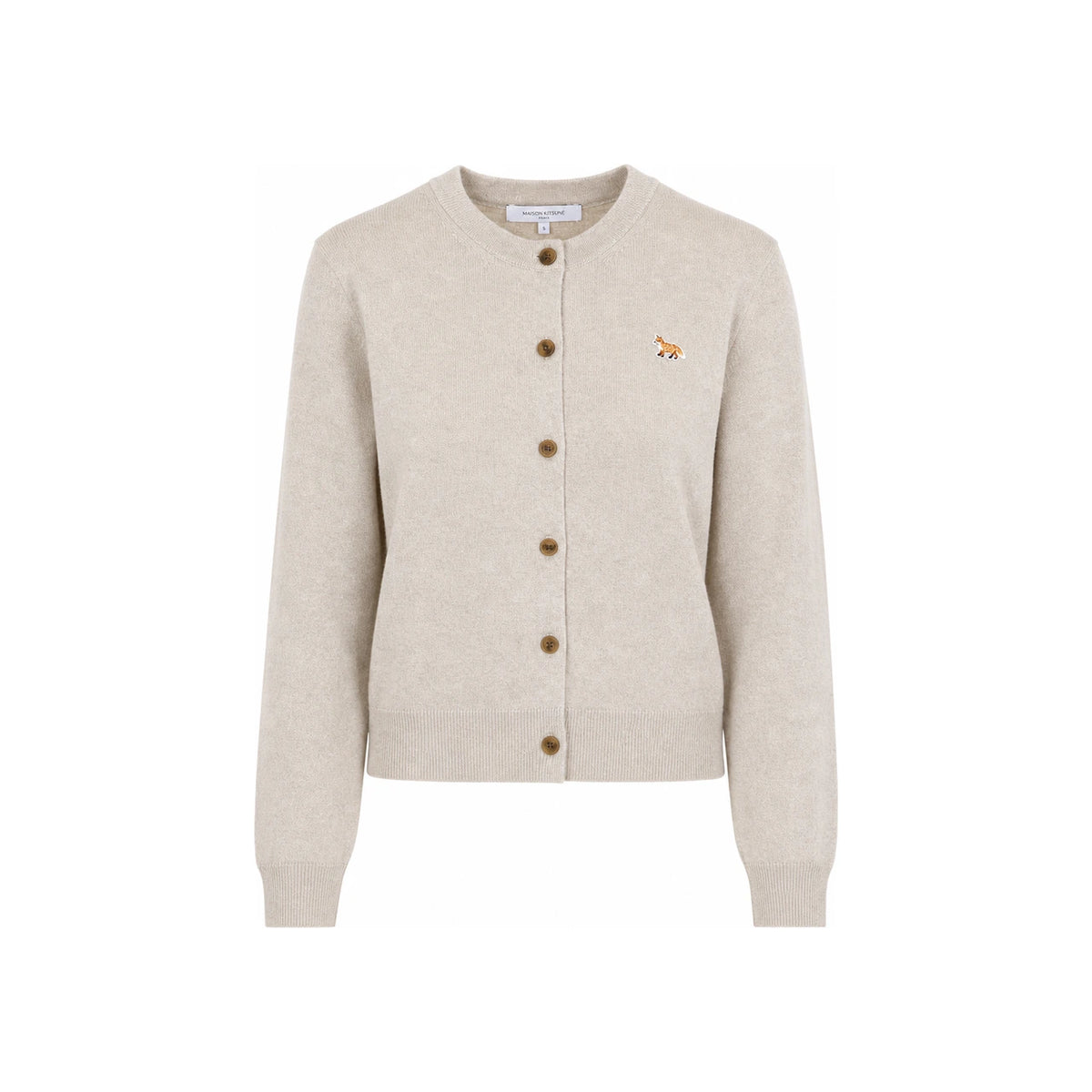 Maison Kitsune Baby Fox Merino Wool Cardigan H218 Women