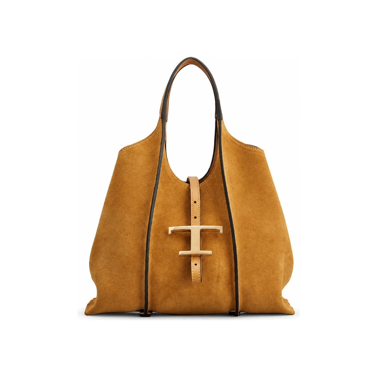 Tods Timeless Suede Mini Shopper Crossbody Bag Brown XBWTSBA9100 P3A S403