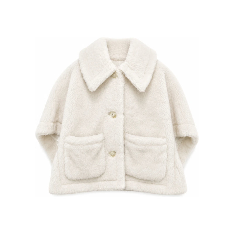 Max Mara Teddy Bear Alpaca Short Vest Jacket 2524736062600 001