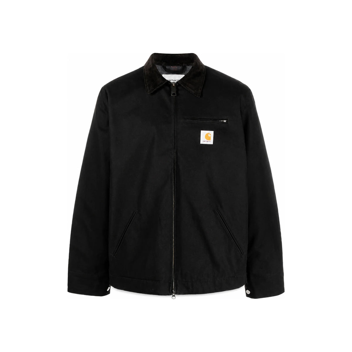 CARHARTT WIP Detroit Jacket Black Cotton Canvas Mens Jacket