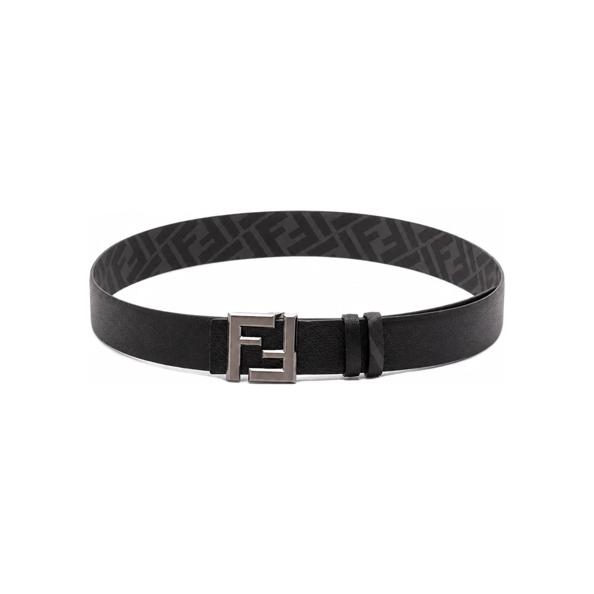 FENDI Reversible FF Logo Leather Belt for Men