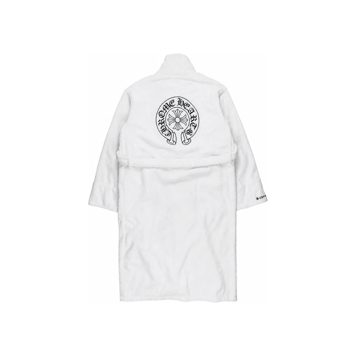 Chrome Hearts Embroidered Horseshoe Logo Terry Bath Robe Shower Gown