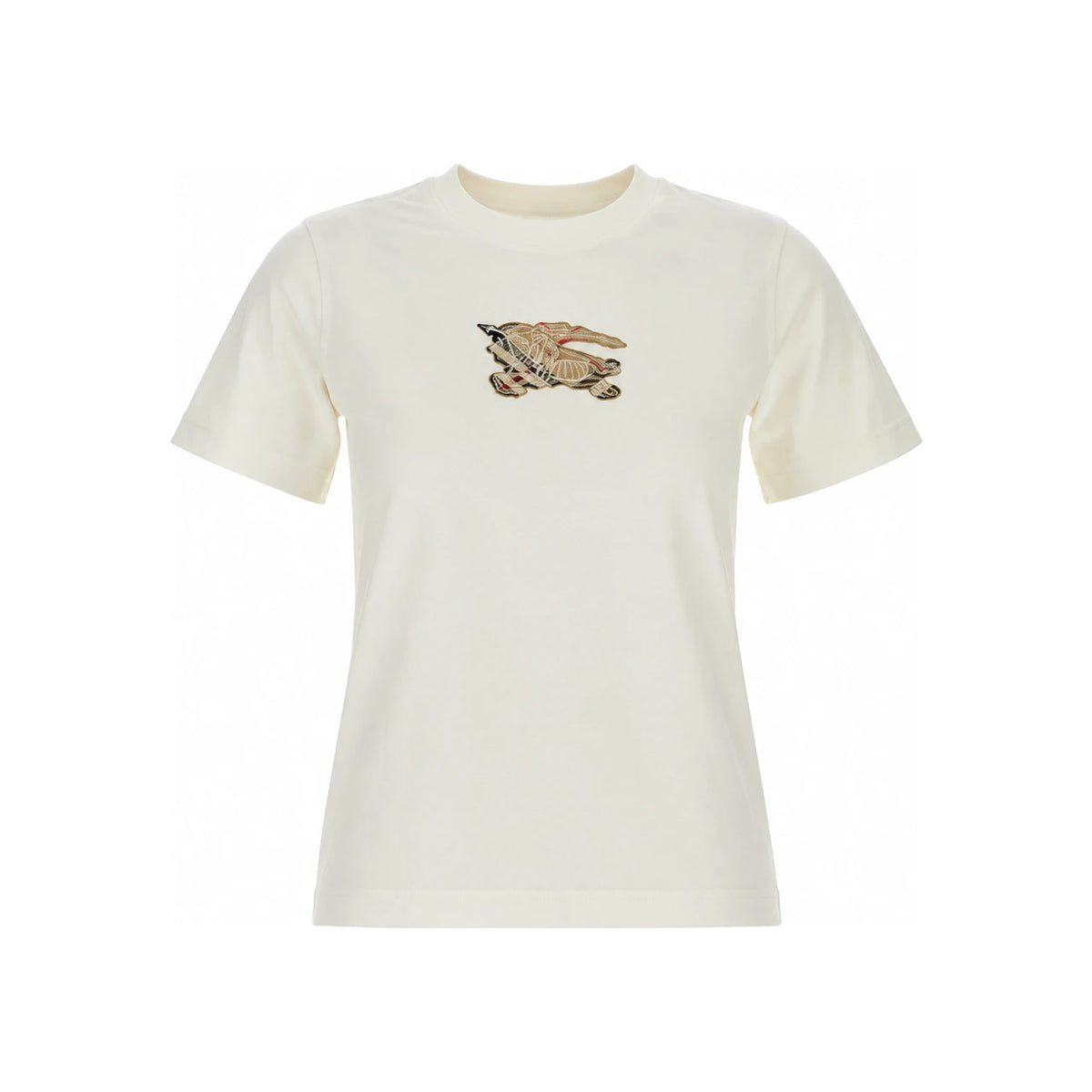 BURBERRY Black Cotton Short Sleeve T-Shirt