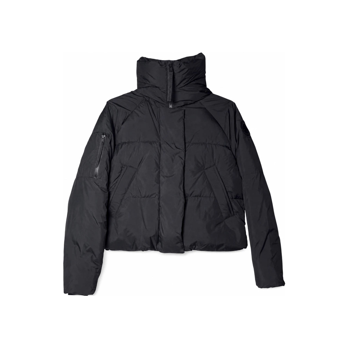 Canada Goose Black Short Down Puffer Jacket for Men 2088 WT9061