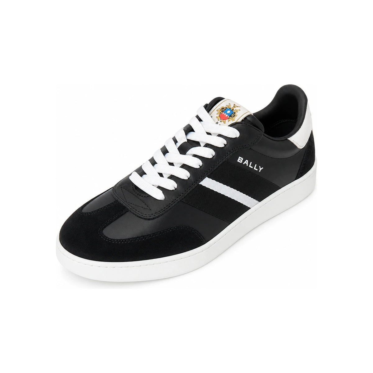BALLY Men’s Leather Low-Top Sneakers White Roget I905 6312016