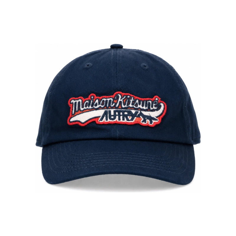 AUTRY x Maison Kitsuné Blue Logo Baseball Cap ACPUMK3B