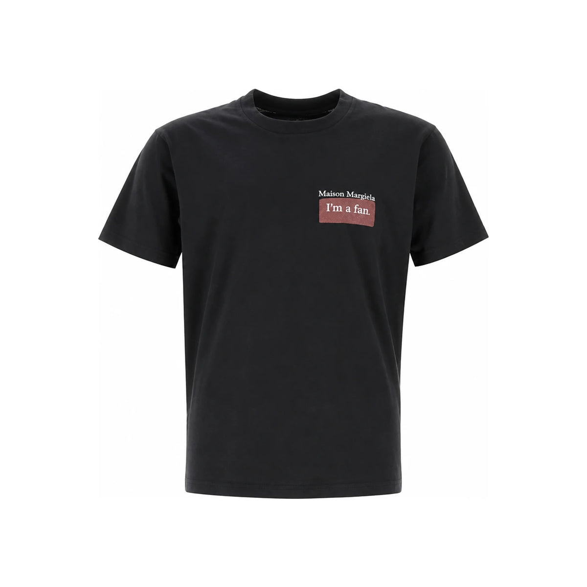 Maison Margiela Black Cotton Short Sleeve T-Shirt
