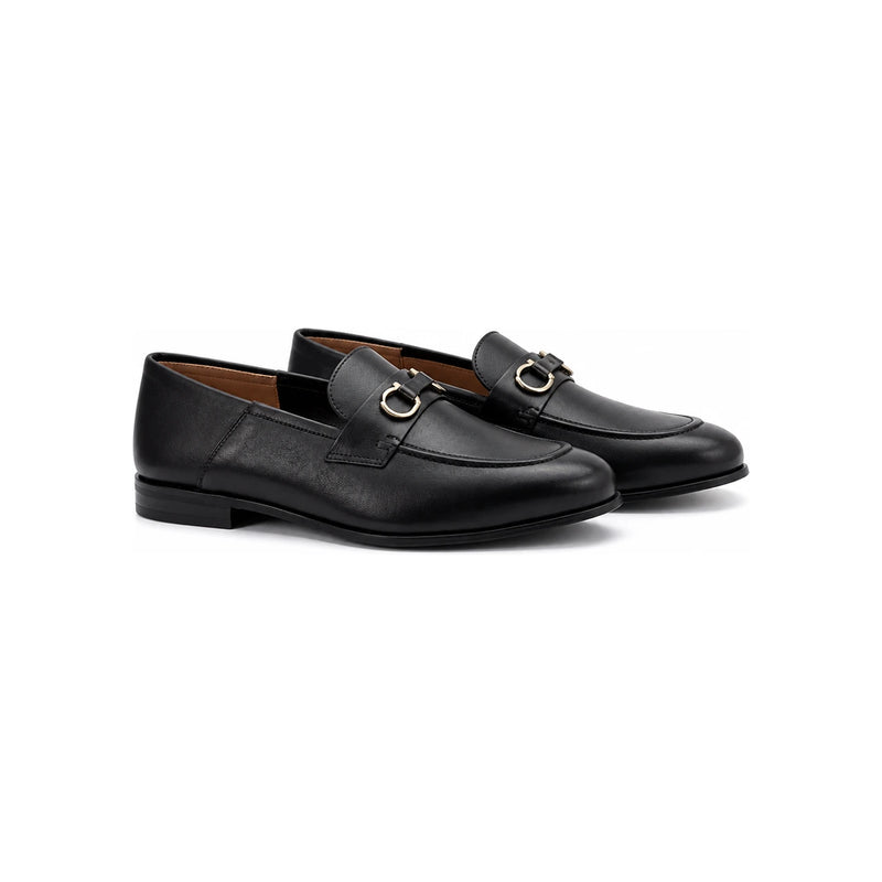 Ferragamo Gancini Leather Loafers Women’s Shoes