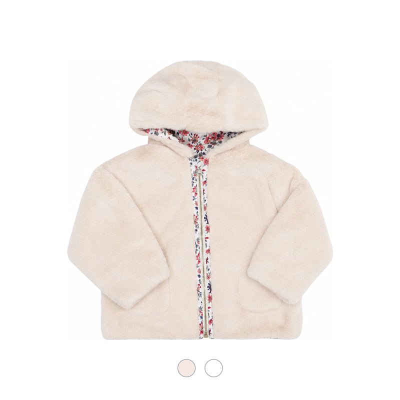 LOUISE MISHA Kids Wool Blend Coat GRC W25 R0081