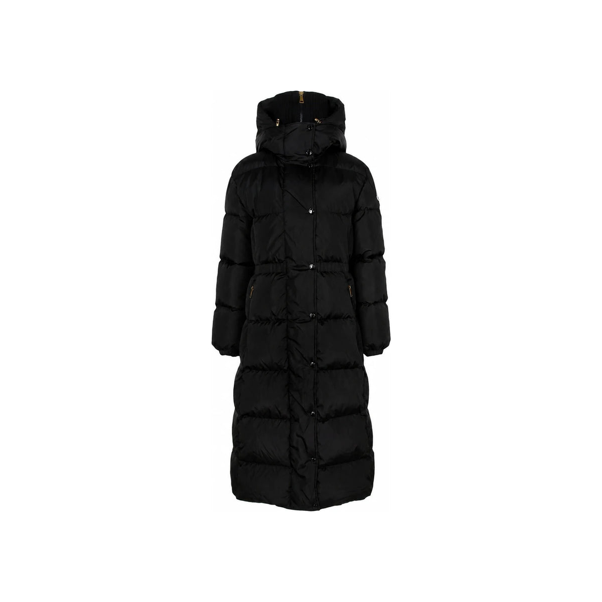 Moncler Black Goose Down Long Jacket 1C00022 539ZD 999
