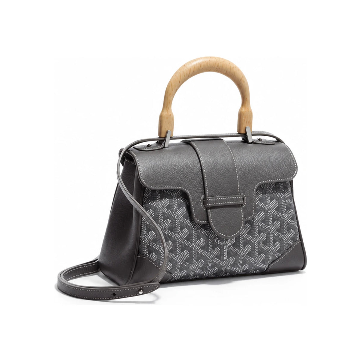 GOYARD Women’s Soft Saigon Mini Tote Bag Gray SAIGONMINTY51 CL51 P