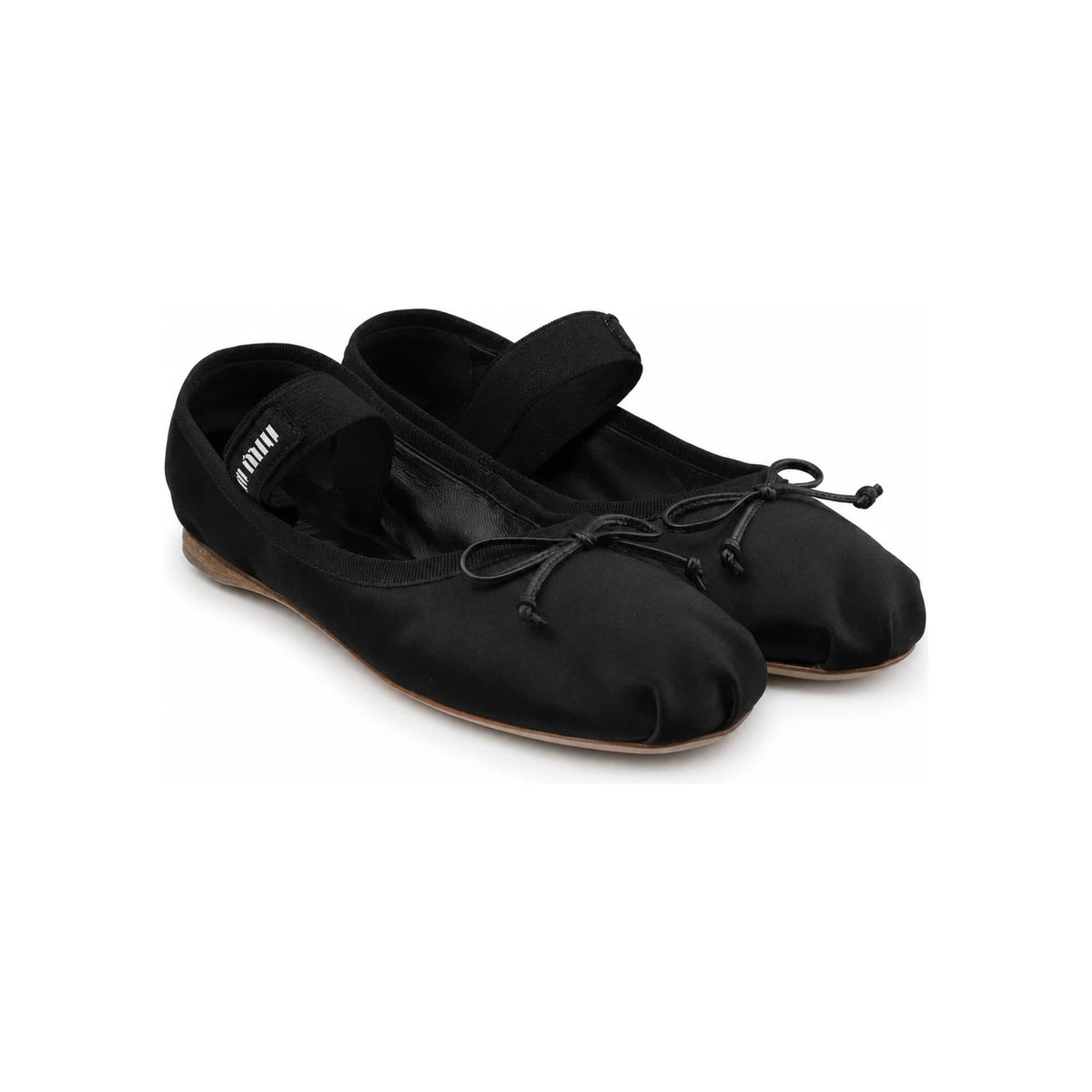 Miu Miu Satin Strap Ballerina Flats 5F794D QU6 F0002
