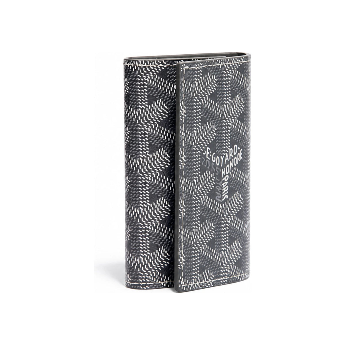 GOYARD Gray Saint Michel Card Holder Key Ring Unisex STMICHPMLTY 51CL 51P