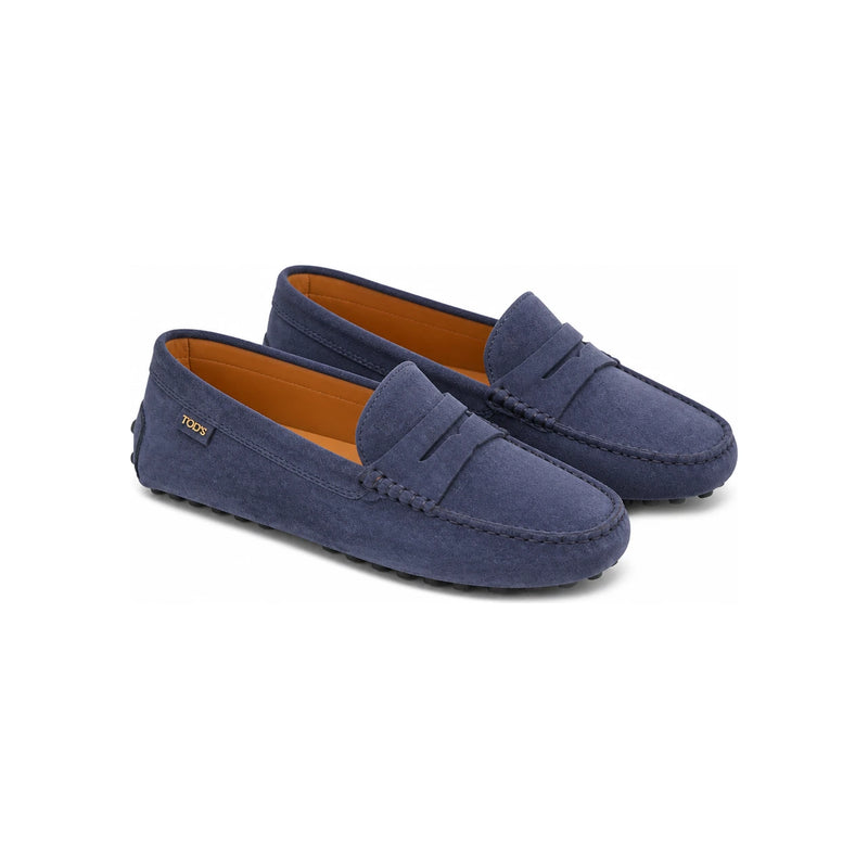 Tods Women’s Gommini Suede Driving Loafers Navy XXW22L00010 RE0 U824