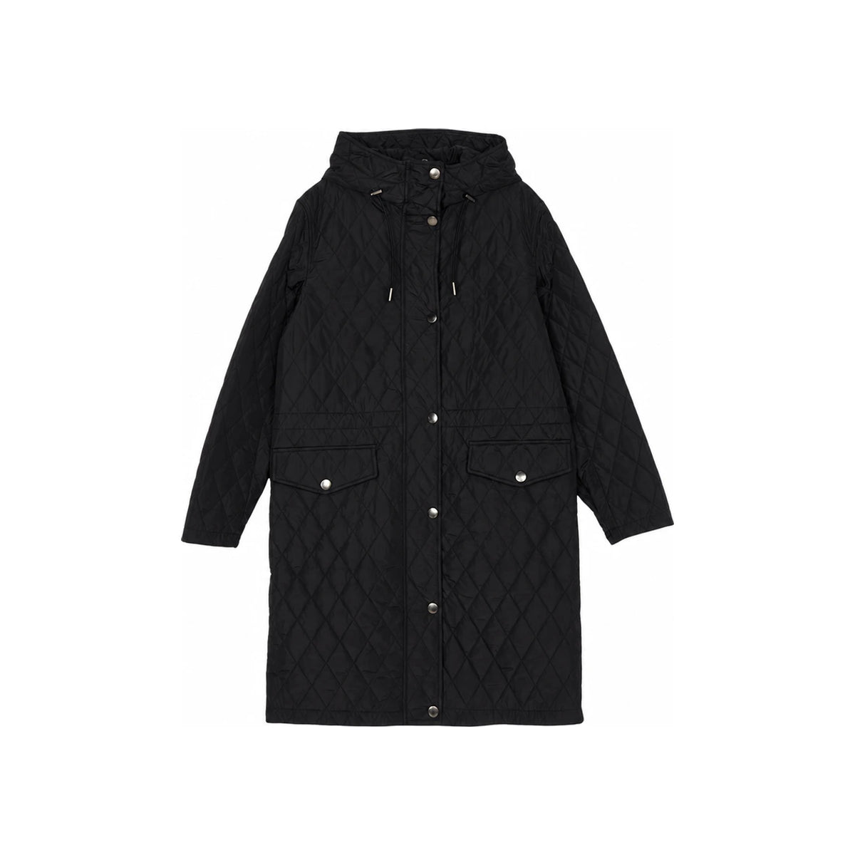 BURBERRY Hilgate Women’s Hooded Long Quilted Jacket 8110325