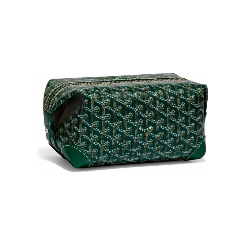 GOYARD Green Canvas Unisex Bowling 25 Clutch Bag BOWLIN 025 TY09 CL09