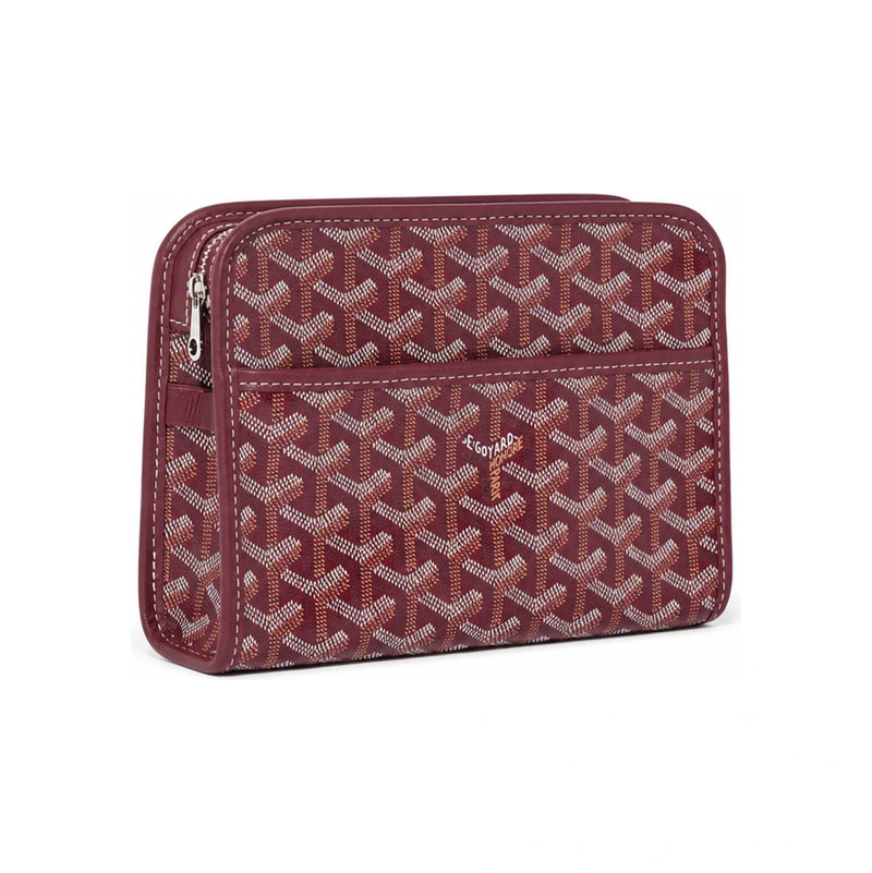 GOYARD Burgundy Leather Jouvence PM Clutch Bag JOUVENPMLTY33 CL33 P
