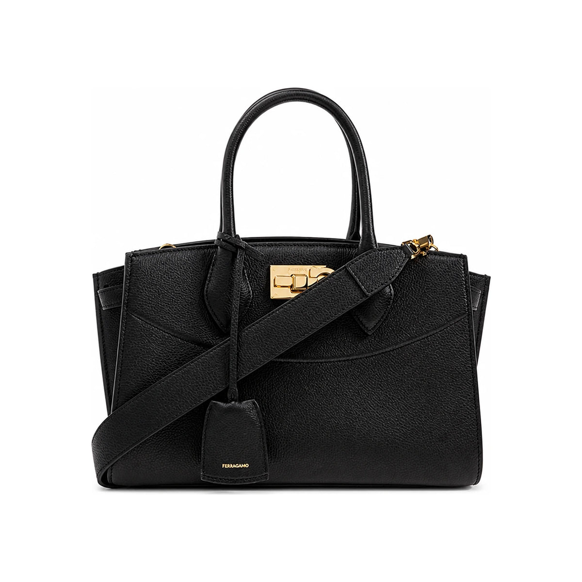 Ferragamo Soft Studio Box Tote Bag 21A112 786166