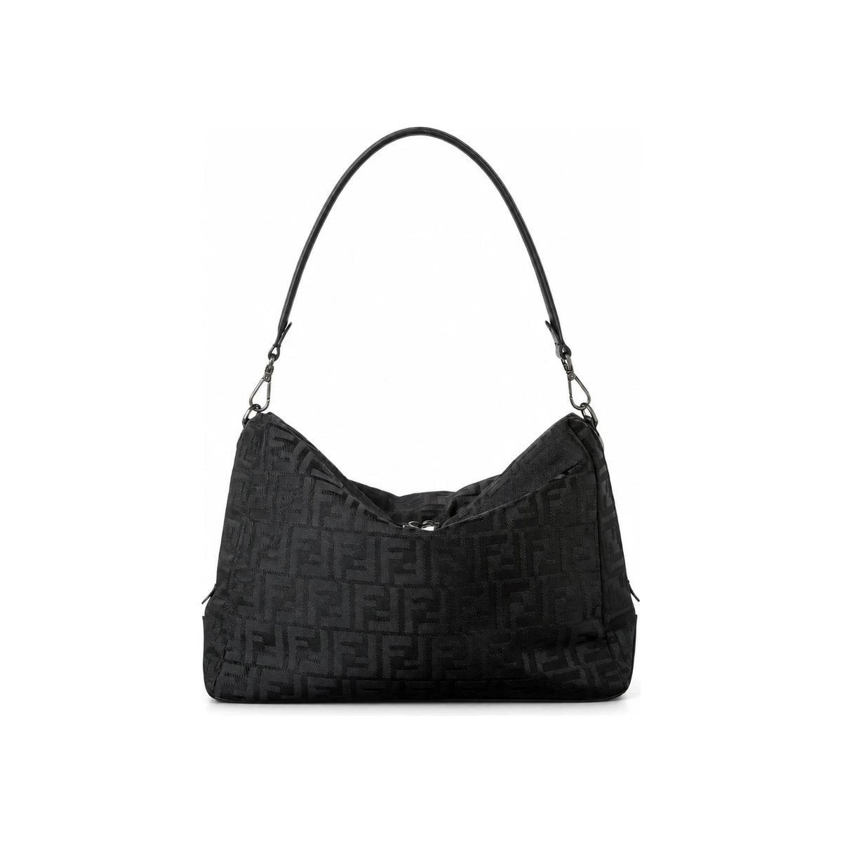 FENDI Louis Large Crossbody Bag Black Leather