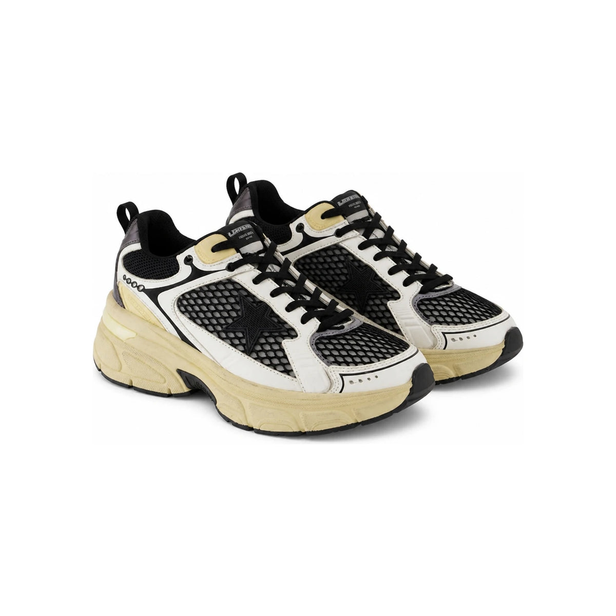 GOLDEN GOOSE Lightstar Mesh Lace-Up Low-Top Sneakers White B 00724 F007334 10546