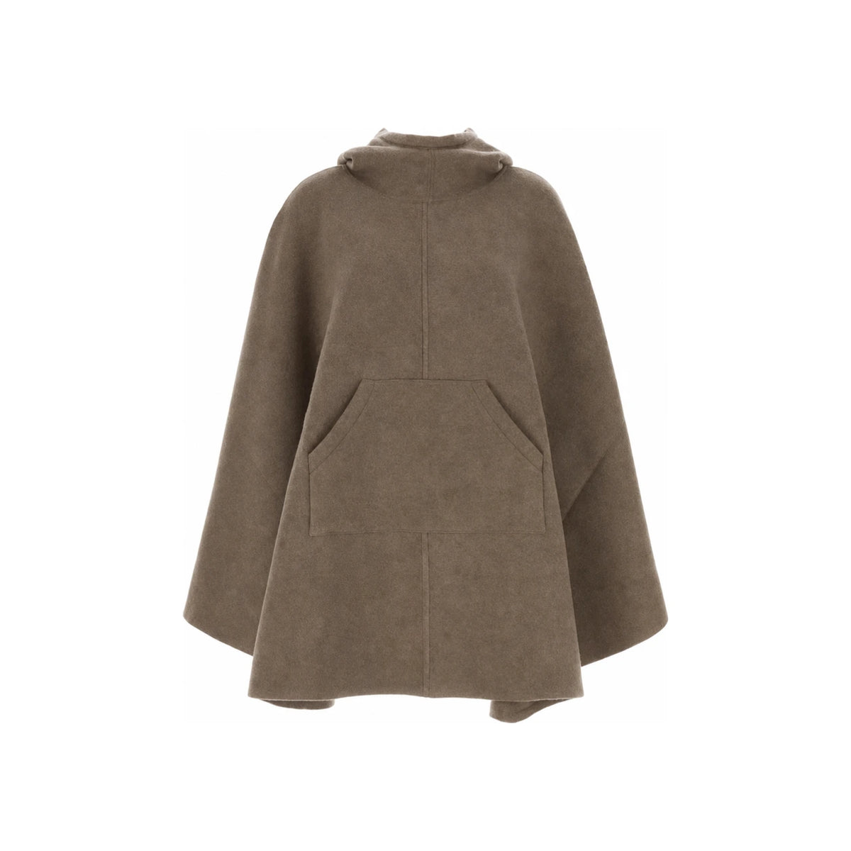 Bottega Veneta Gray Wool Cape Coat
