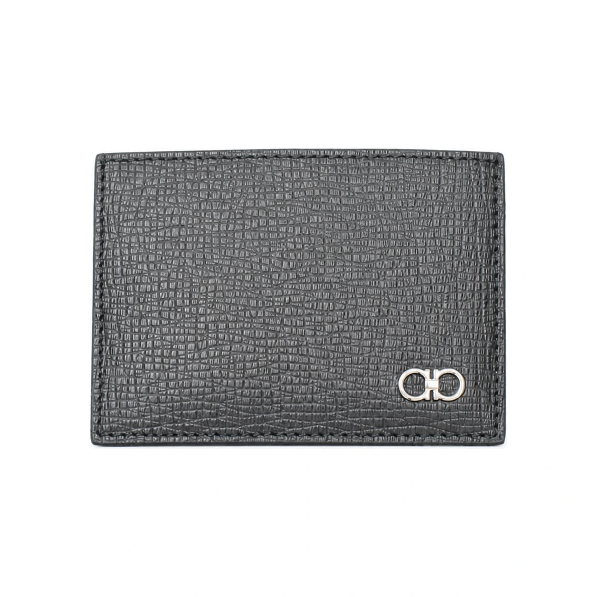 Ferragamo Men’s Leather Card Holder Wallet 660989 0761753
