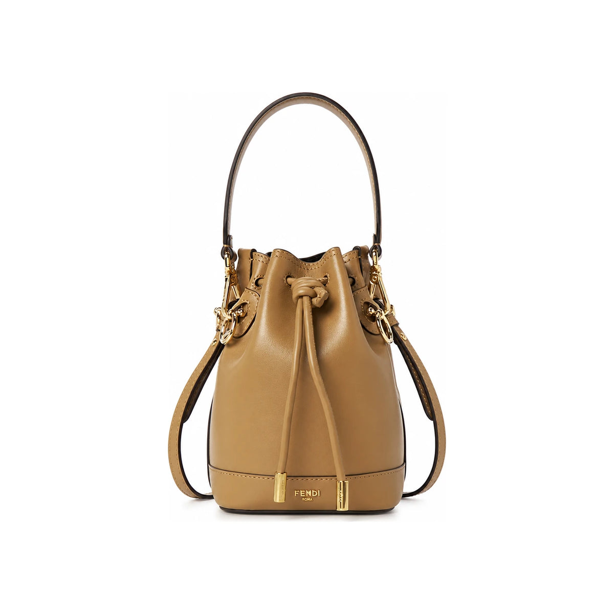 FENDI Mon Tresor Women’s Leather Bucket Shoulder Bag 8BS109 AYJ1 F19P8