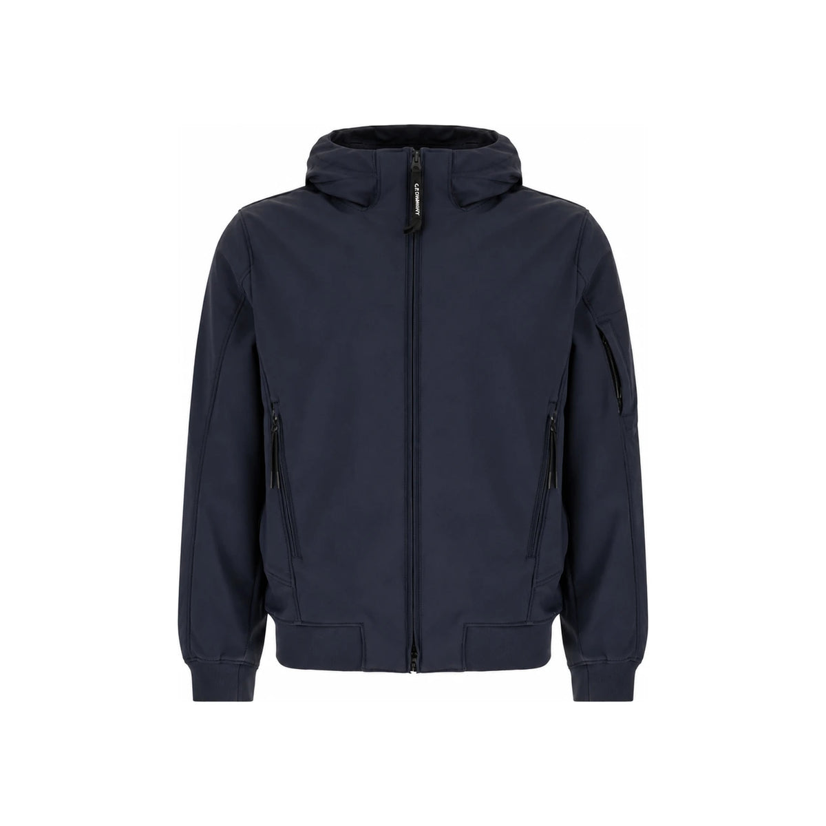 CP Company Mens Fleece Hooded Jacket Navy