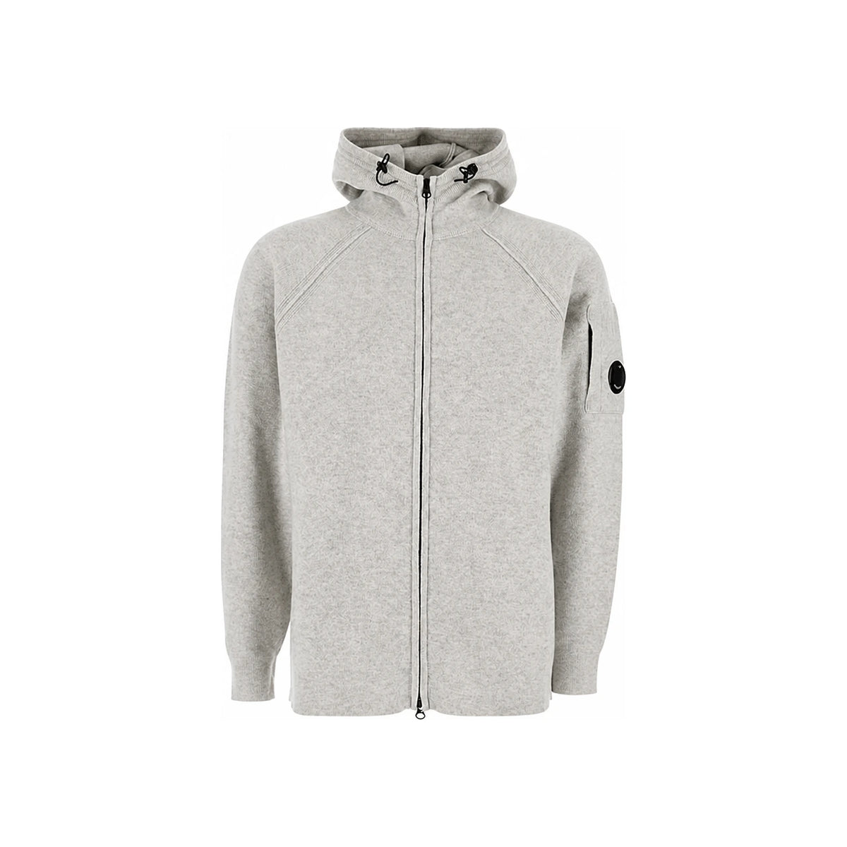 CP Company Lambswool Zip Hoodie Cardigan 19CMKN057A 110149A 888
