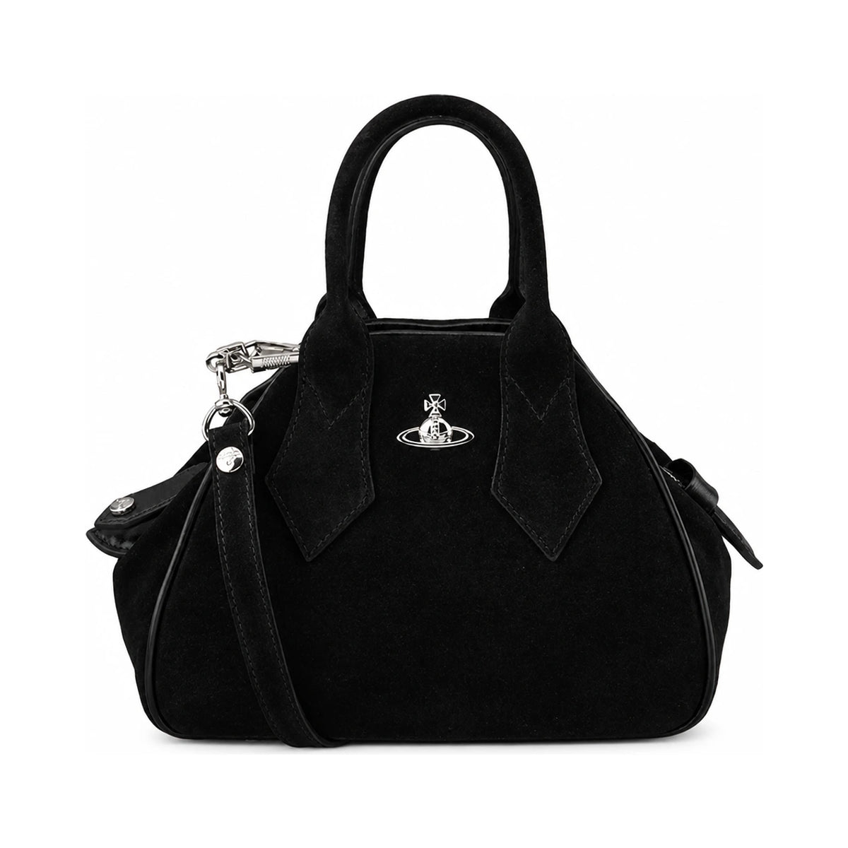 Vivienne Westwood Yasmin Small Tote Bag Black Leather Tote