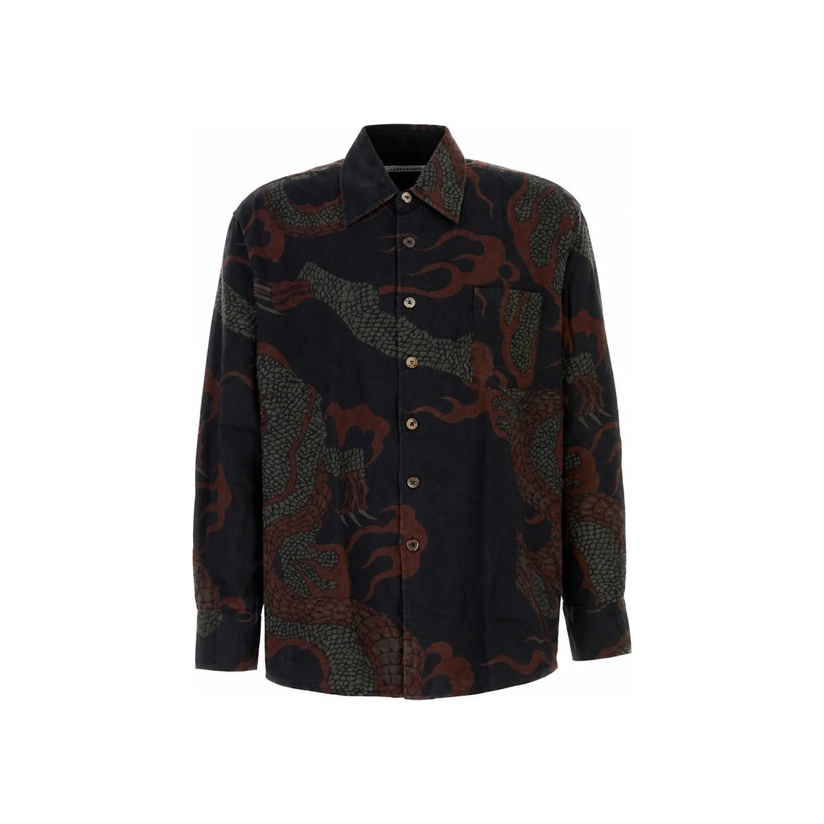 OUR LEGACY Long Sleeve Shirt for Men M4252AB BROWN ABSTRACT DOM