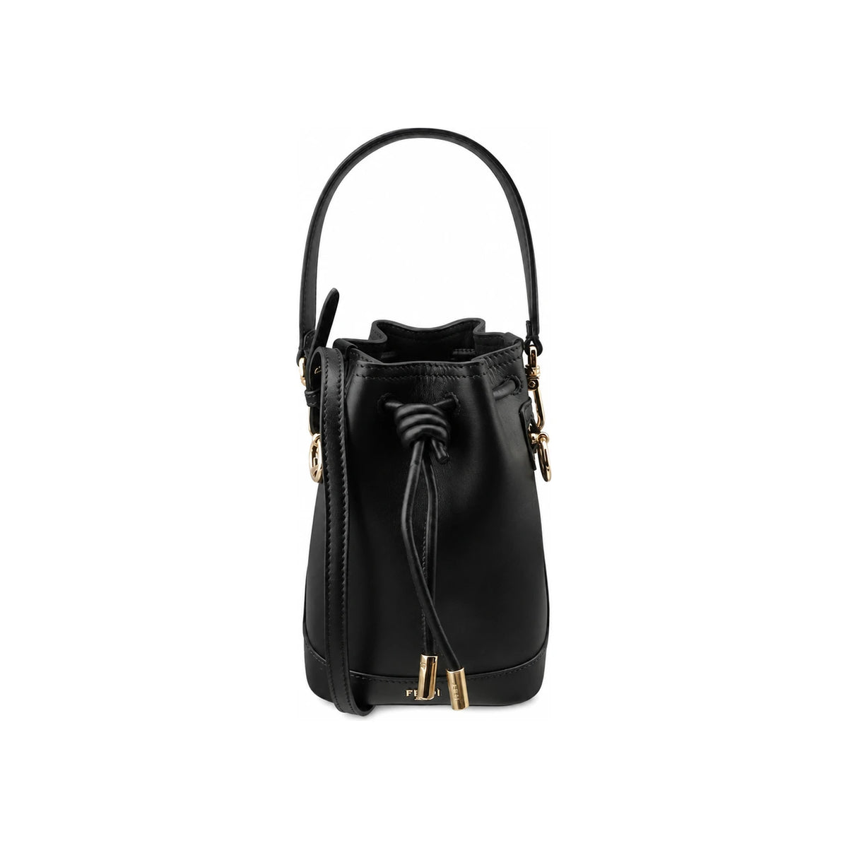 FENDI Mon Tresor Women’s Leather Bucket Shoulder Bag 8BS109 AYJ1 F0KUR