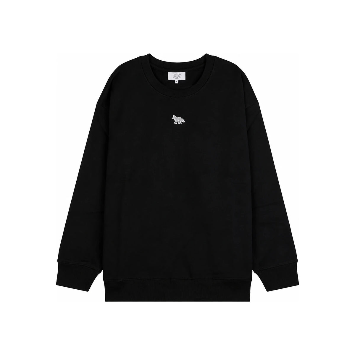 Maison Kitsune Baby Fox Oversized Sweatshirt Pullover Black OW00301 KM0341 P199